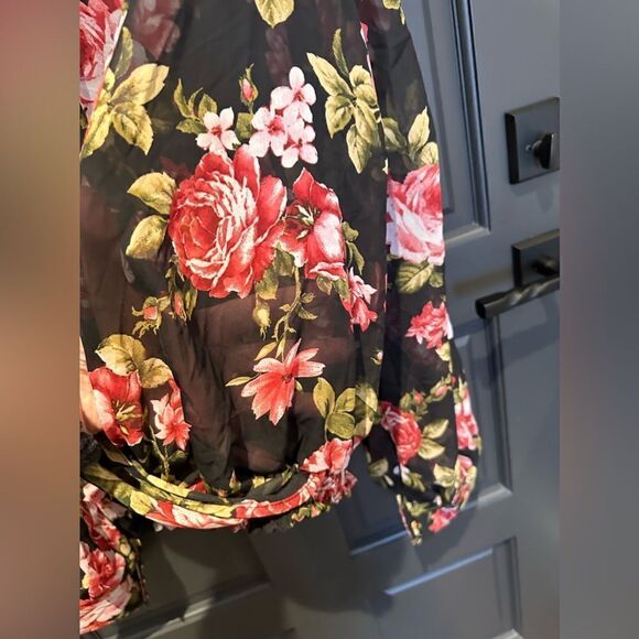 2-piece rose maxi dress set (2XL) NWOT - Picture 3 of 11